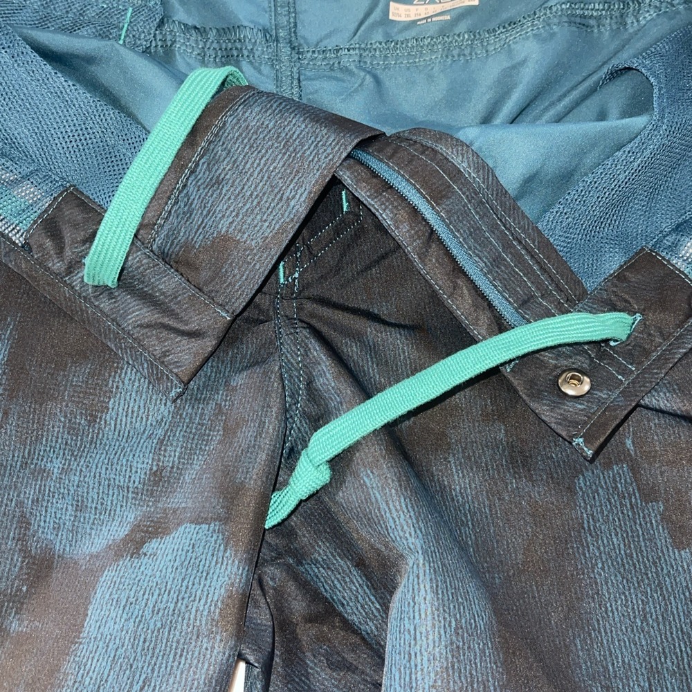 Adidas Board Shorts Terrex Parley Lotus Camo Outdoor 2XL Blue Black Performance - Picture 5 of 9